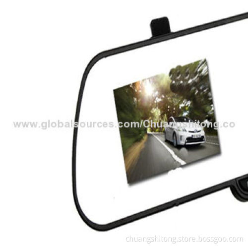 Super Thin Bluetooth Optional Car Camera, Rear HD G-sensor/SOS, 1,080P, Mirror